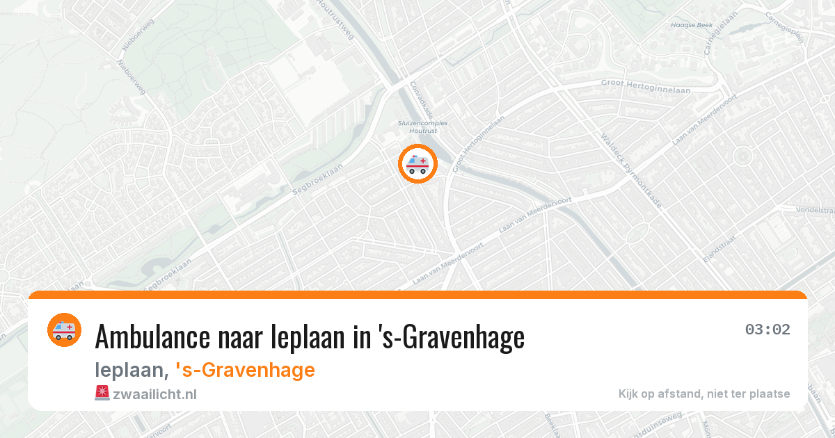 Ambulance naar Ieplaan in 's-Gravenhage — 7 aug 2026