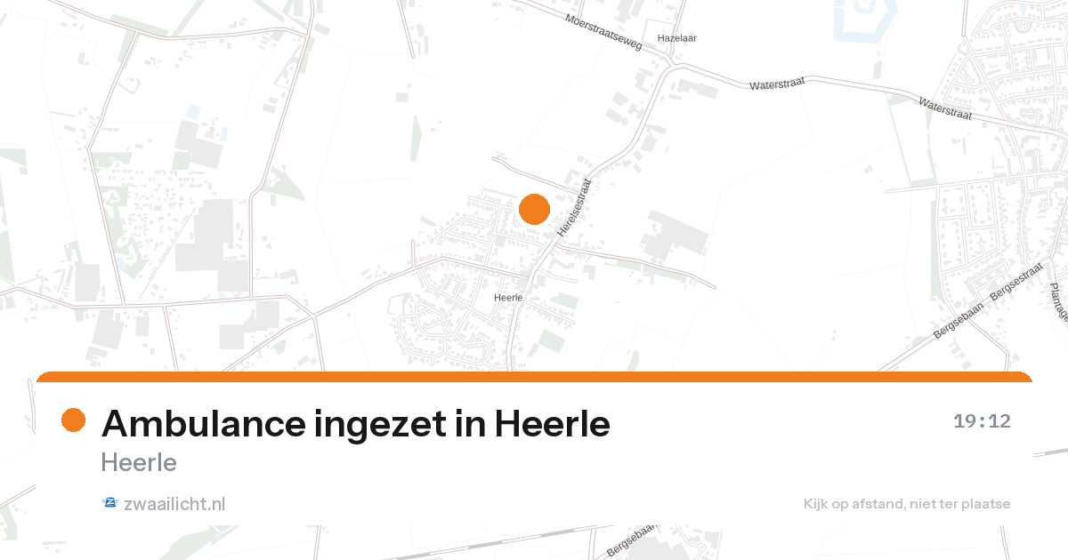 Ambulance ingezet in Heerle — 18 feb 2026