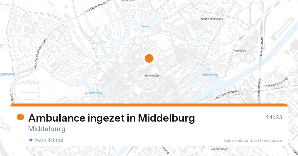 Ambulance ingezet in Middelburg — 23 jun 2026