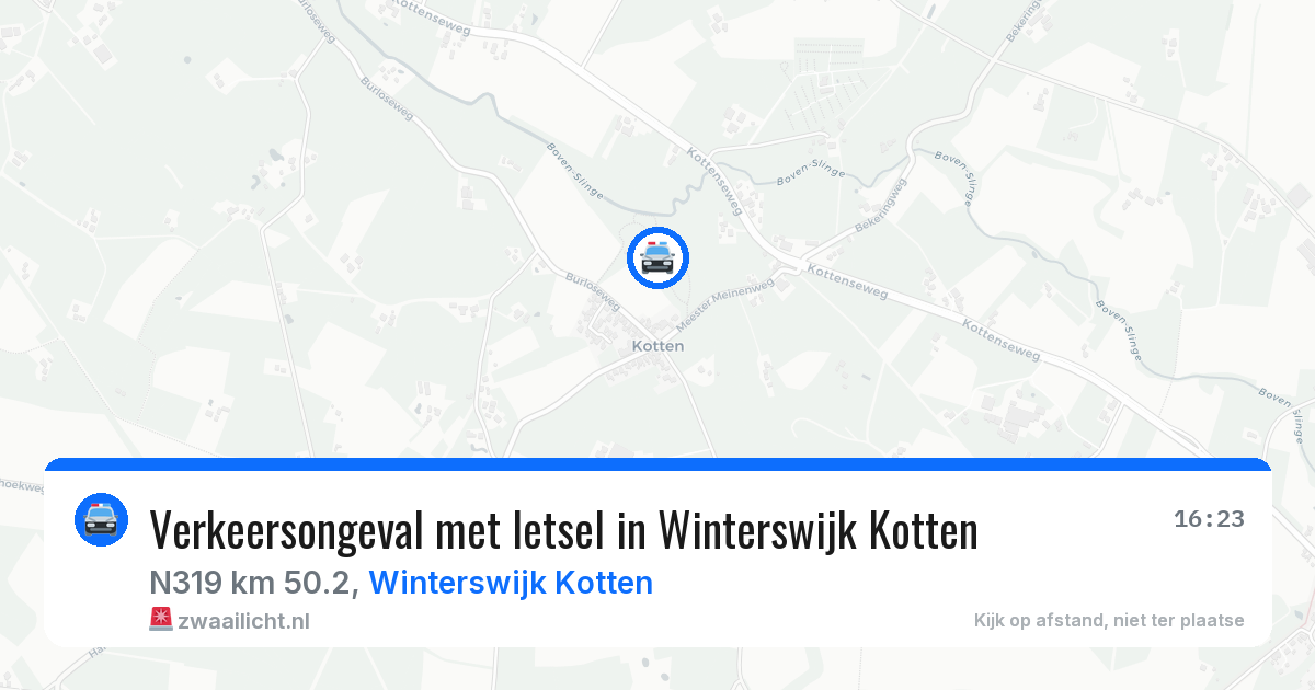 Verkeersongeval met letsel in Winterswijk Kotten — 3 jul 2026