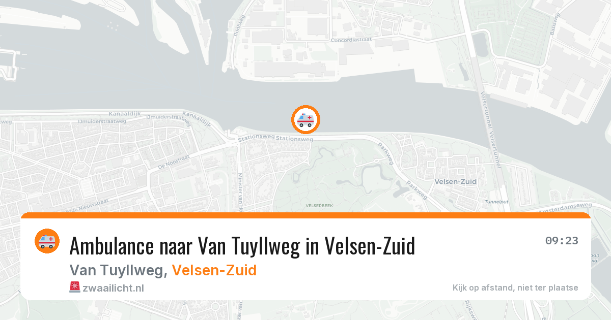 Ambulance naar Van Tuyllweg in Velsen-Zuid — 23 jun 2026