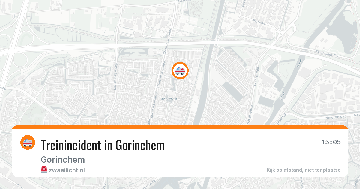 Treinincident in Gorinchem — 28 mei 2026