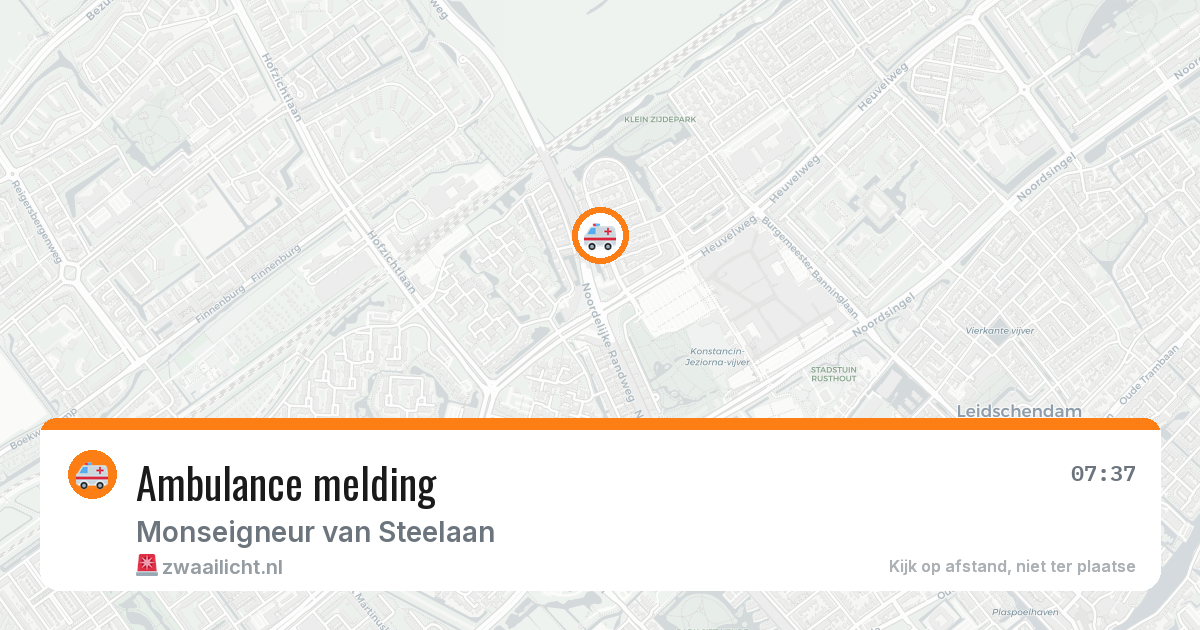 Ambulance melding — 23 jun 2026