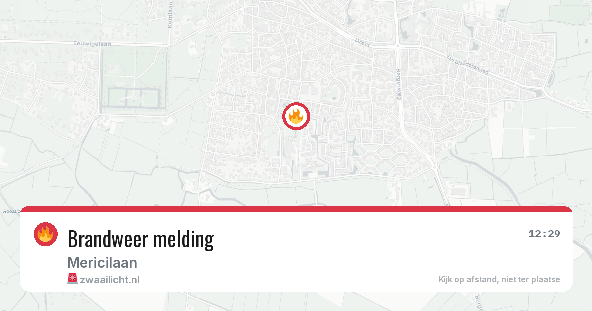 Brandweer melding — 5 apr 2026