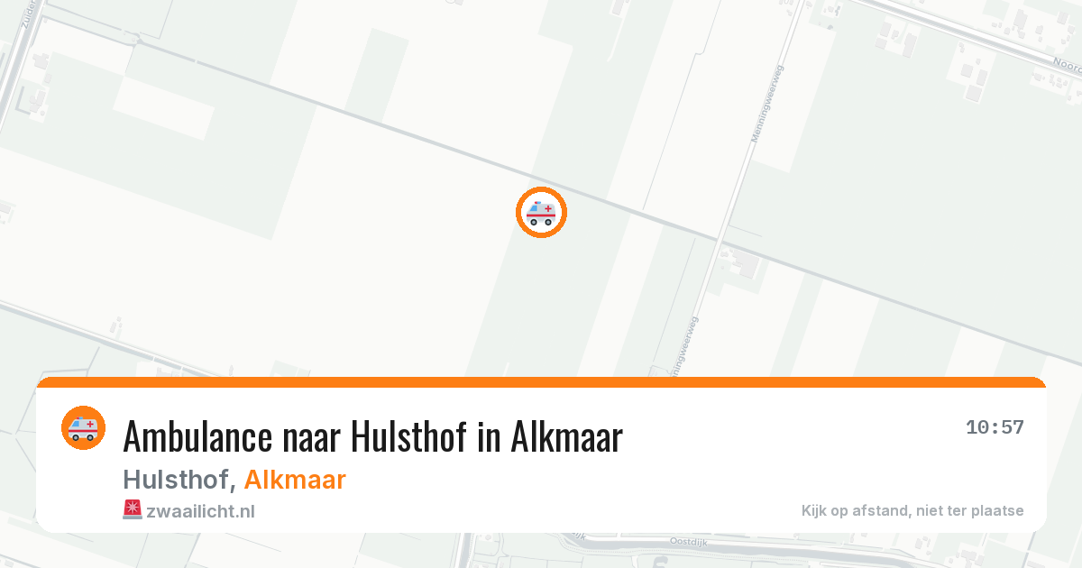 Ambulance naar Hulsthof in Alkmaar — 9 feb 2026