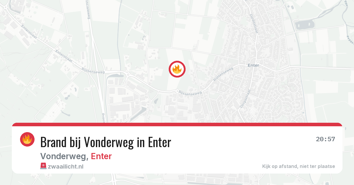 Brand bij Vonderweg in Enter — 23 apr 2026