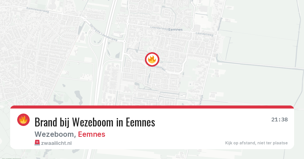 Brand bij Wezeboom in Eemnes — 25 jun 2026