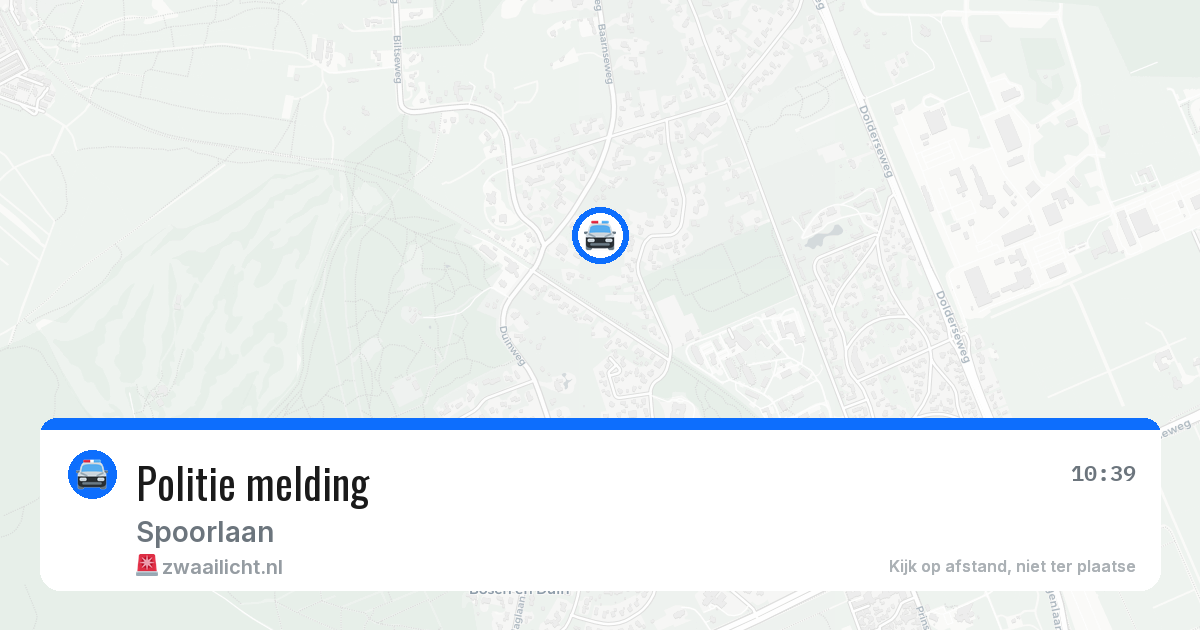 Politie melding — 31 jul 2026