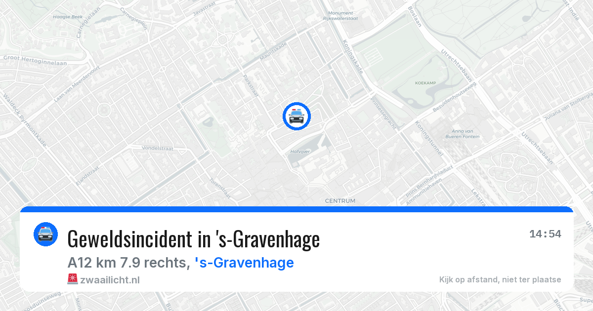 Geweldsincident in 's-Gravenhage — 18 jan 2026