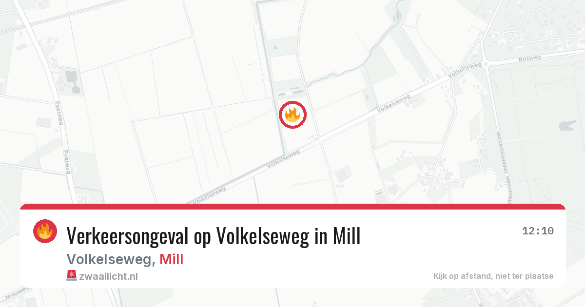 Verkeersongeval op Volkelseweg in Mill — 23 feb 2026