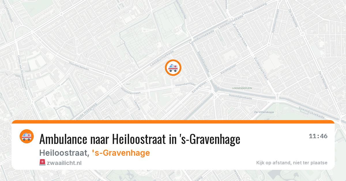 Ambulance naar Heiloostraat in 's-Gravenhage — 28 jun 2026