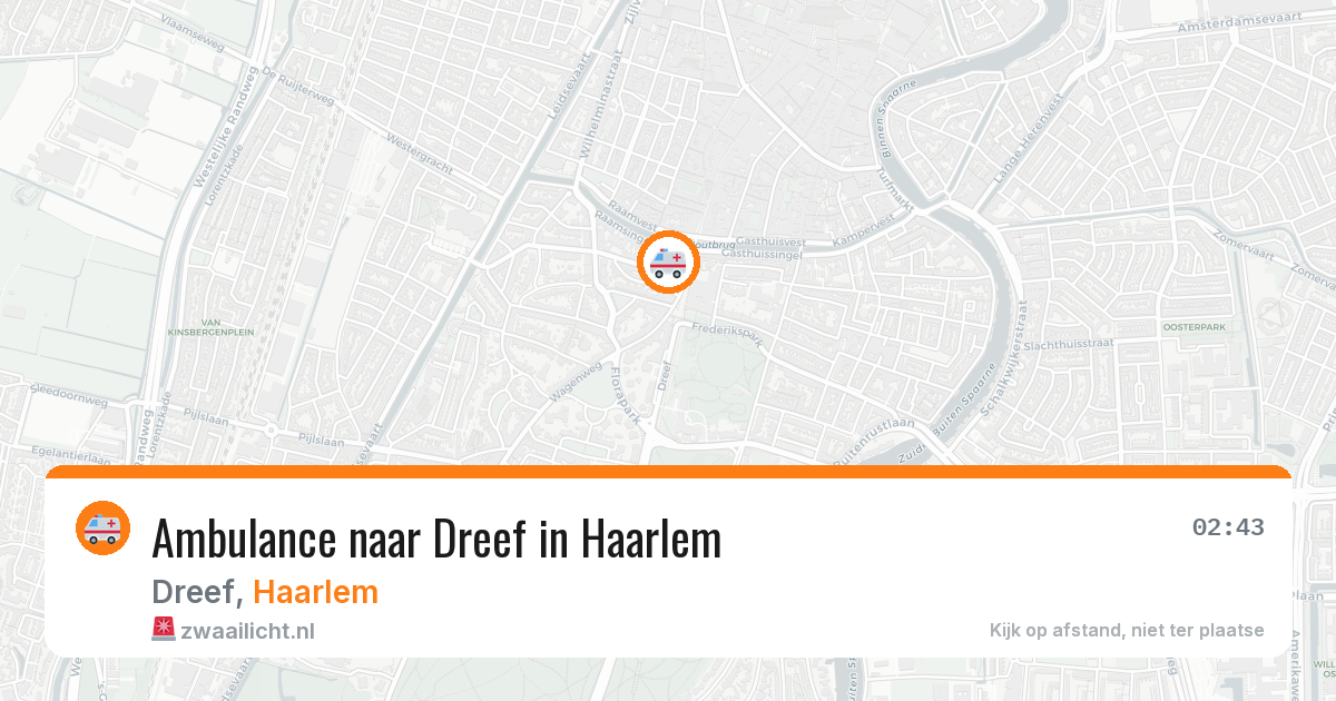 Ambulance naar Dreef in Haarlem — 28 apr 2026