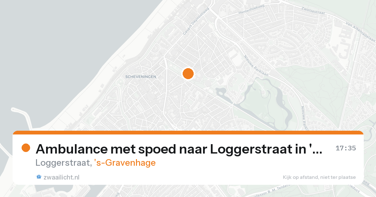 Ambulance met spoed naar Loggerstraat in 's-Gravenhage — 4 mei 2026