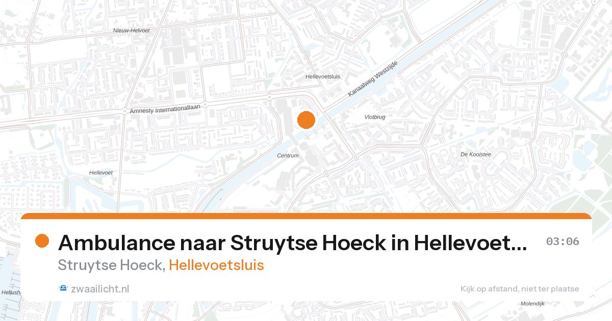 Ambulance naar Struytse Hoeck in Hellevoetsluis — 11 jun 2026
