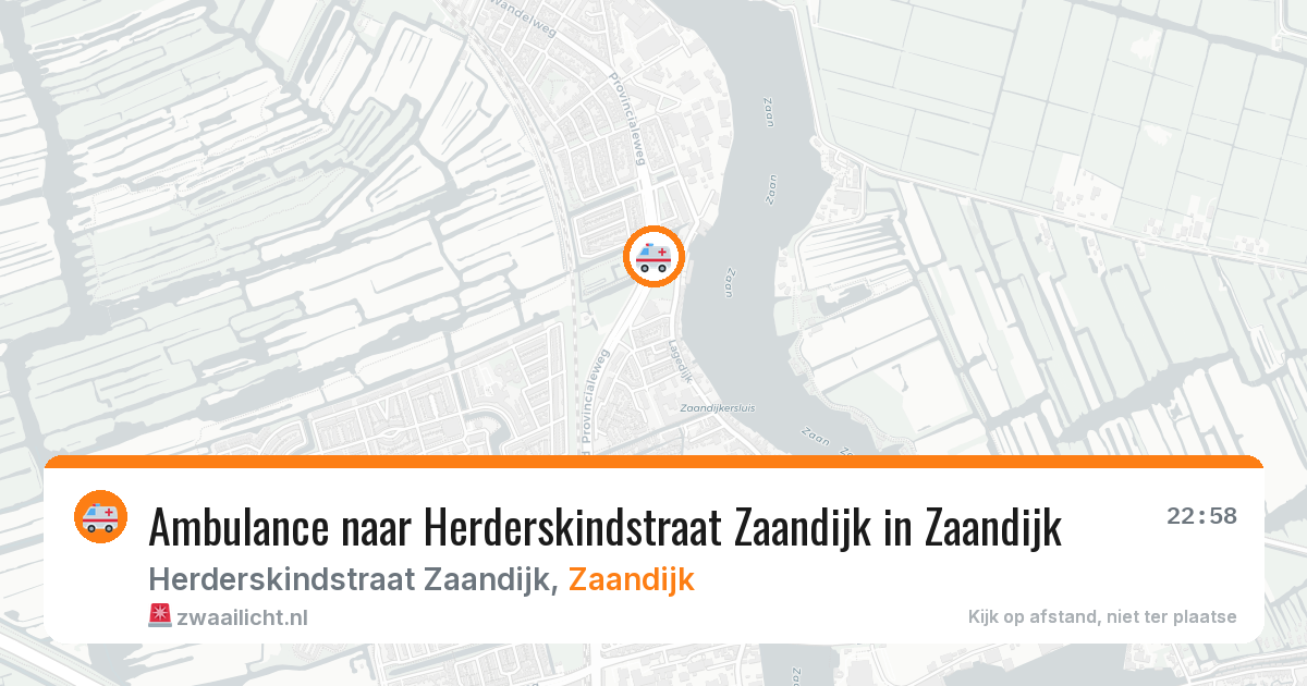 Ambulance naar Herderskindstraat Zaandijk in Zaandijk — 15 apr 2026