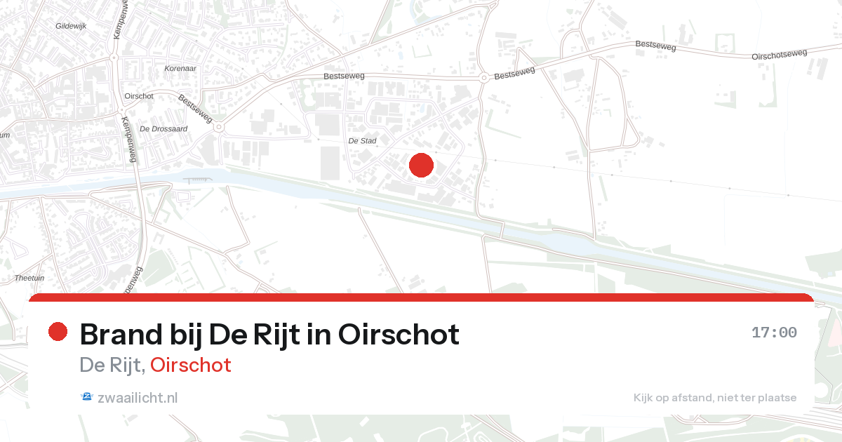 Brand bij De Rijt in Oirschot — 26 aug 2026