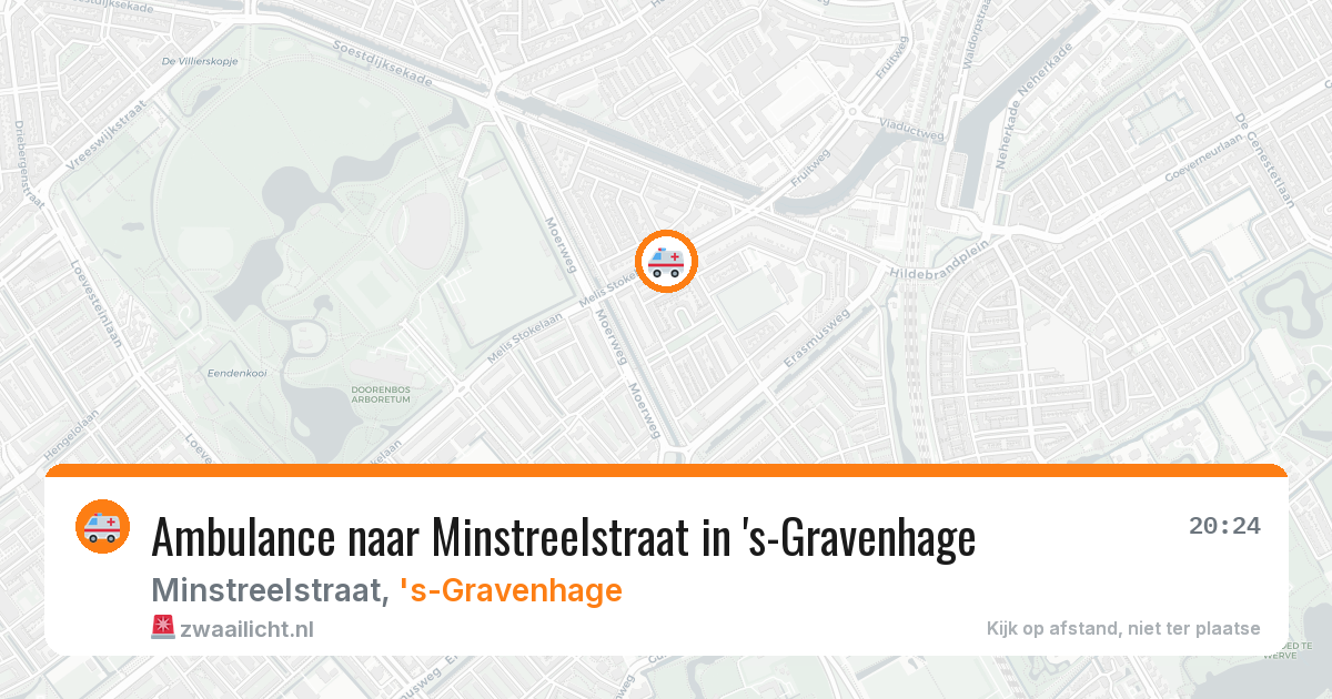 Ambulance naar Minstreelstraat in 's-Gravenhage — 28 jun 2026