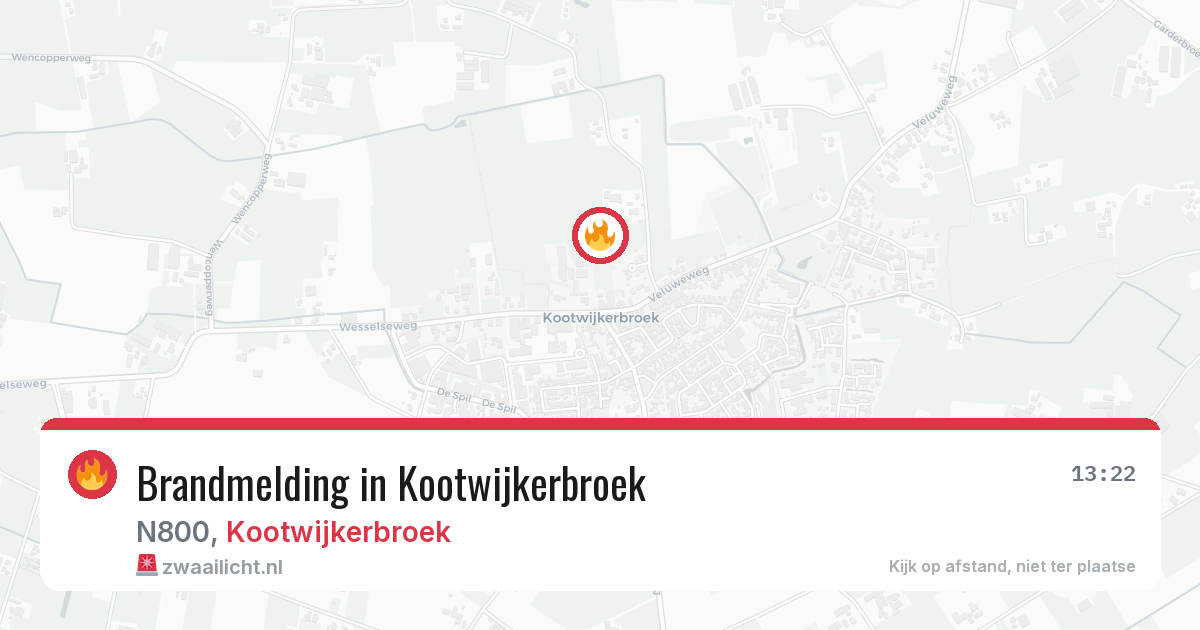 Brandmelding in Kootwijkerbroek — 11 mrt 2026