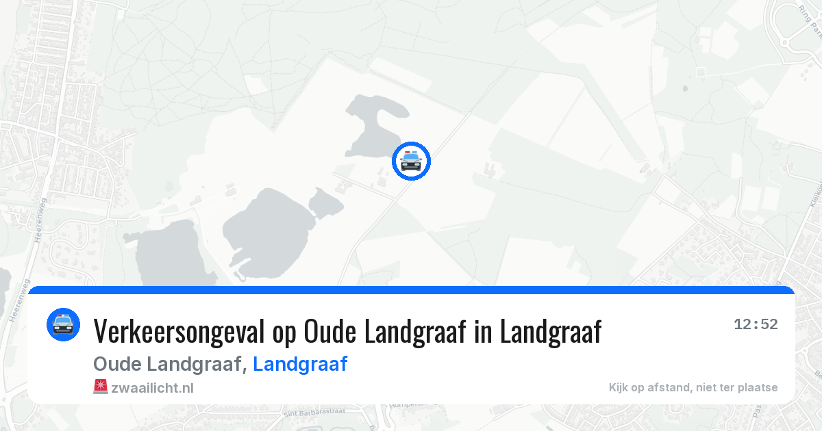 Verkeersongeval op Oude Landgraaf in Landgraaf — 18 jan 2026