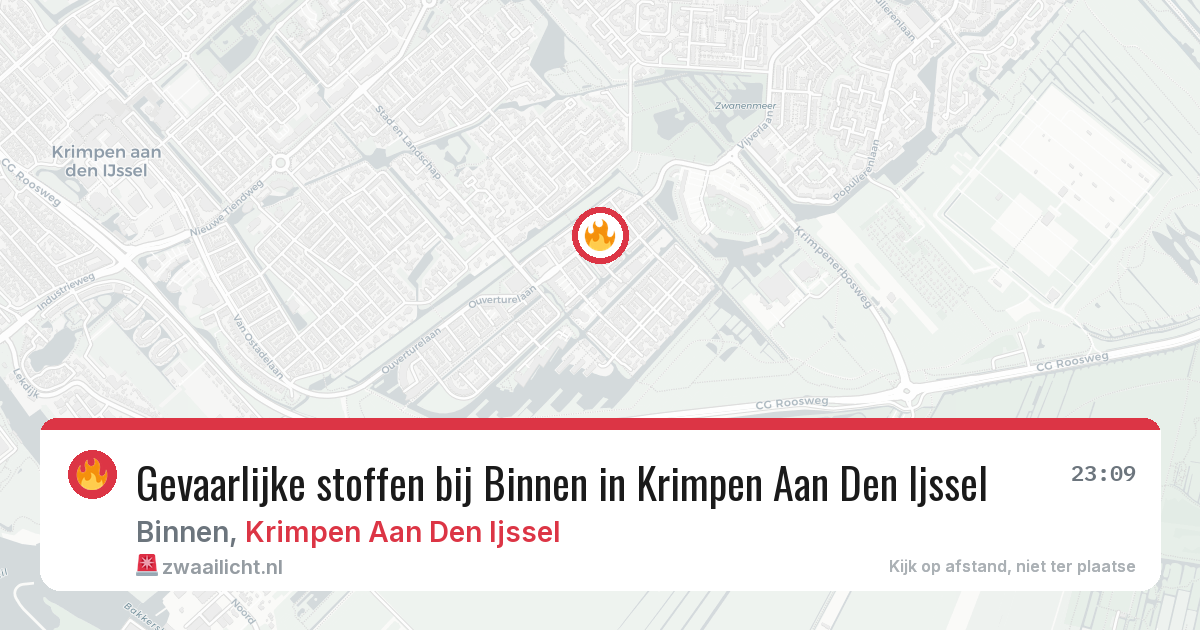 Gevaarlijke stoffen bij Binnen in Krimpen Aan Den Ijssel — 24 jun 2026