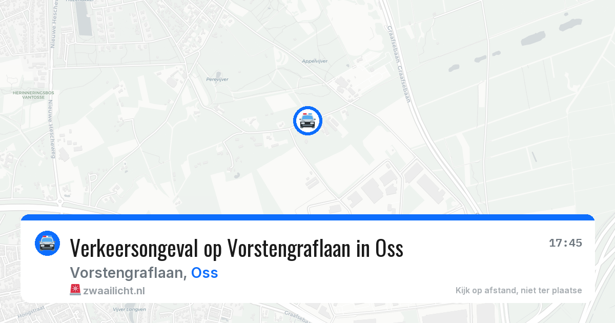 Verkeersongeval op Vorstengraflaan in Oss — 28 jul 2026