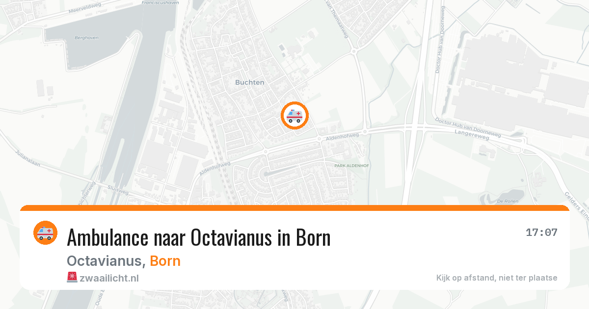 Ambulance naar Octavianus in Born — 16 jun 2026