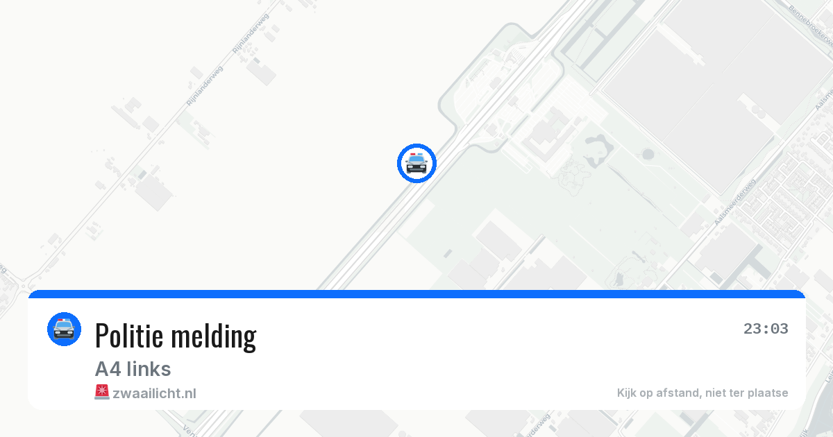 Politie melding — 20 jun 2026