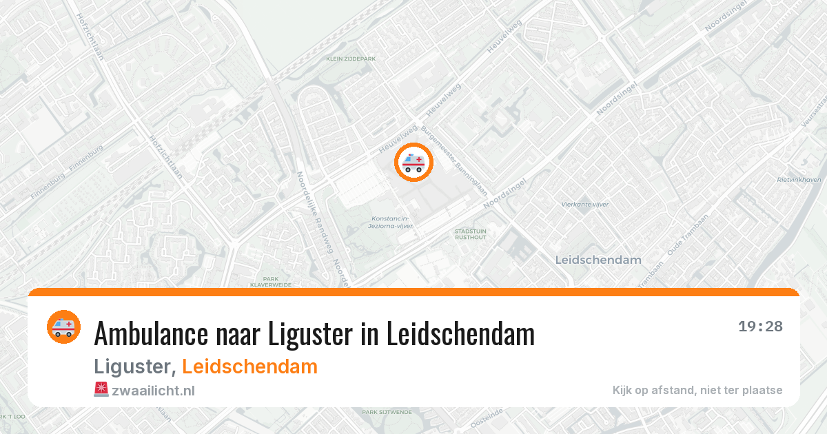 Ambulance naar Liguster in Leidschendam — 27 jun 2026
