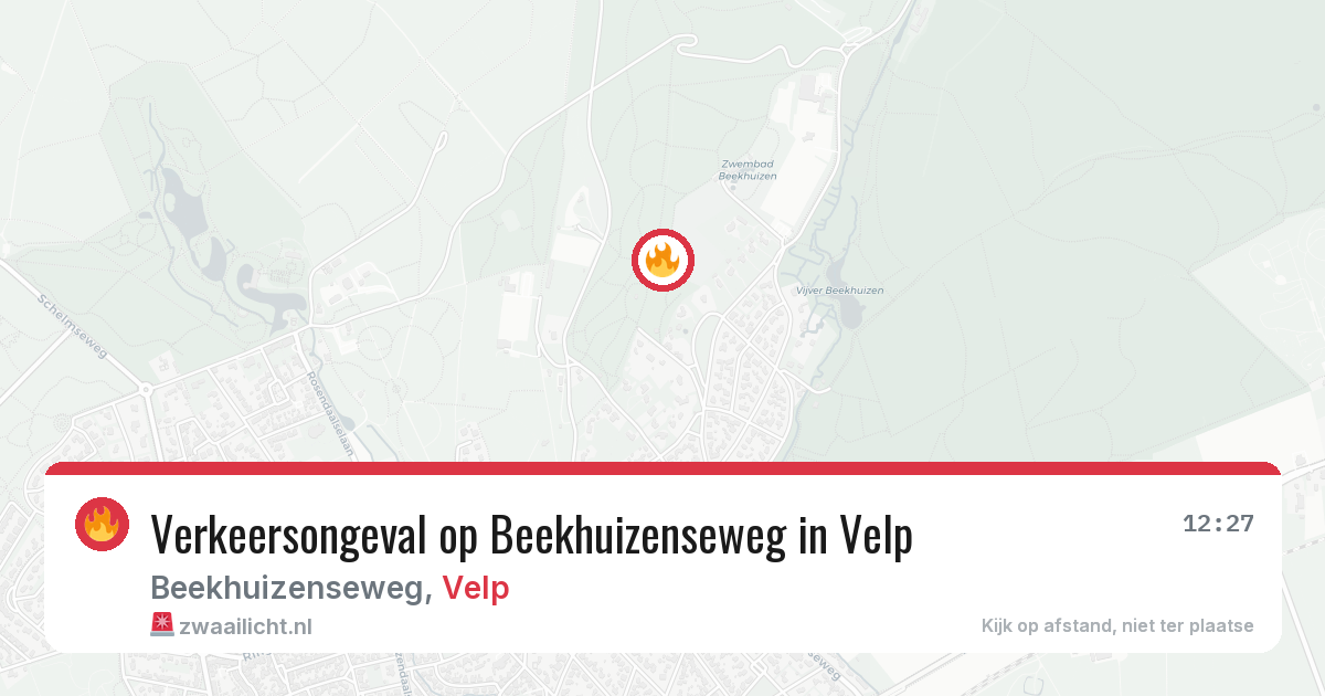 Verkeersongeval op Beekhuizenseweg in Velp — 19 mei 2026