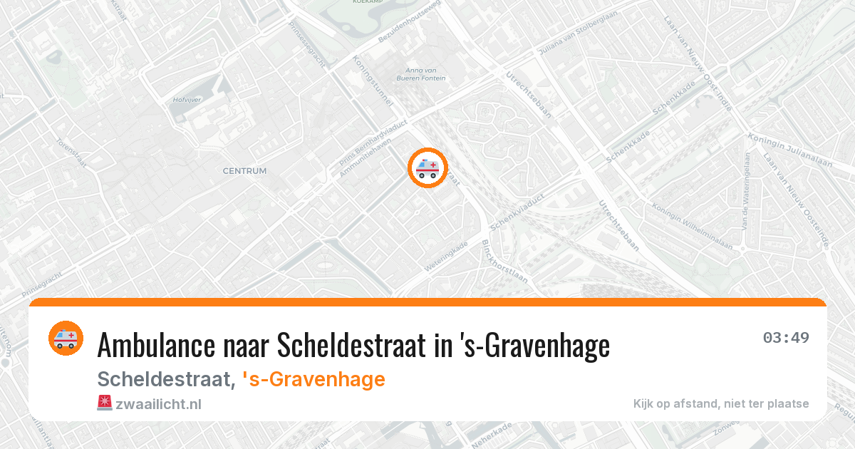 Ambulance naar Scheldestraat in 's-Gravenhage — 30 jun 2026