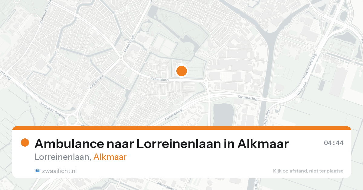 Ambulance naar Lorreinenlaan in Alkmaar — 31 jan 2026