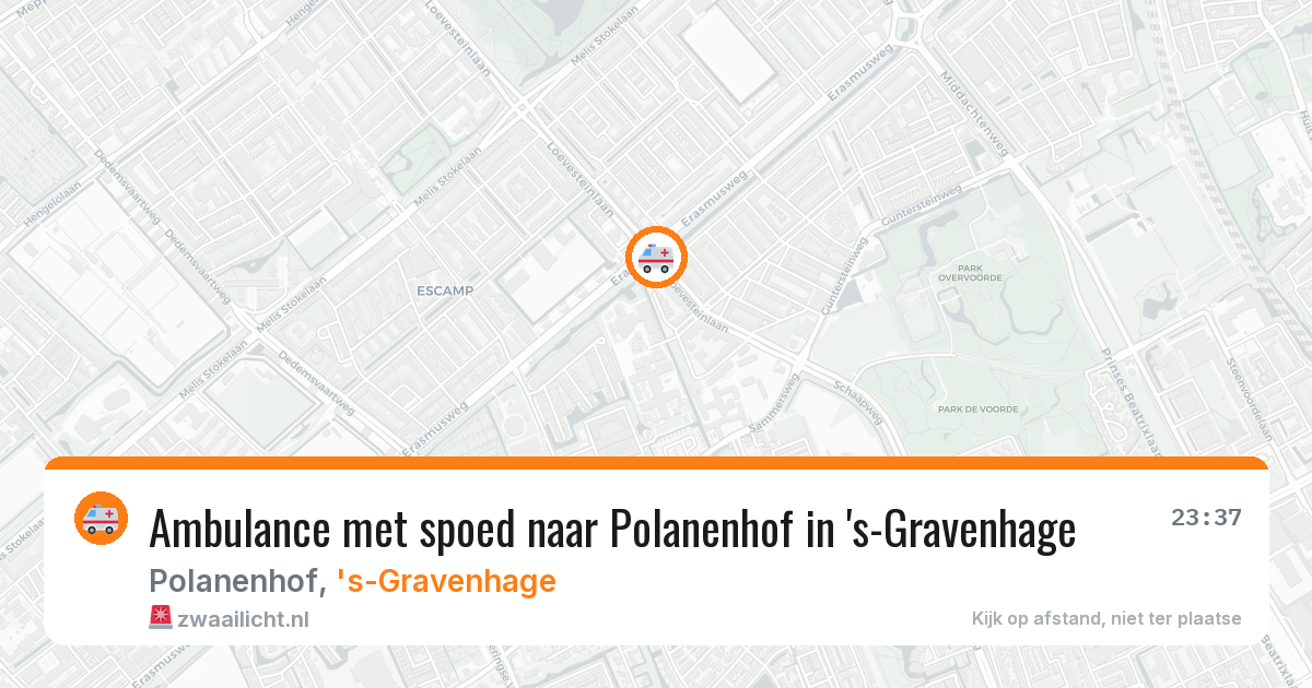 Ambulance met spoed naar Polanenhof in 's-Gravenhage — 10 jul 2026