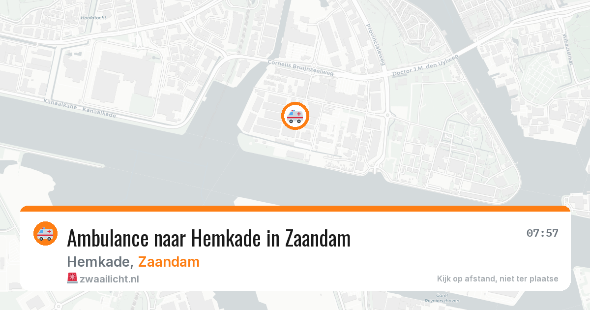 Ambulance naar Hemkade in Zaandam — 30 jan 2026