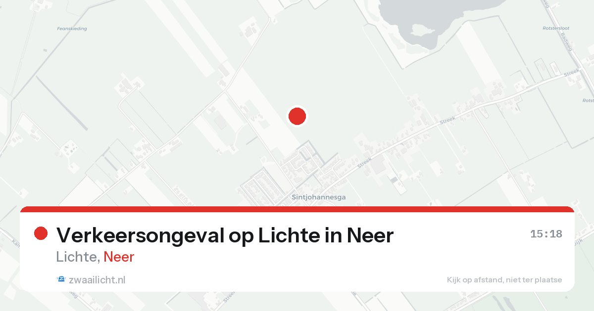 Verkeersongeval op Lichte in Neer — 20 aug 2026