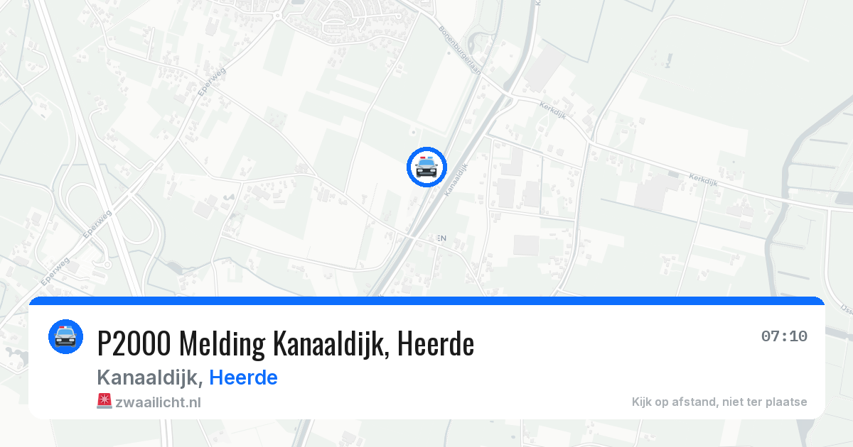 P2000 Melding Kanaaldijk, Heerde — 28 apr 2026