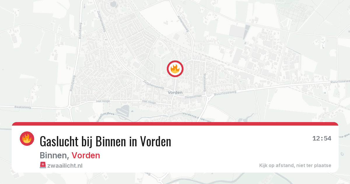Gaslucht bij Binnen in Vorden — 14 mei 2026
