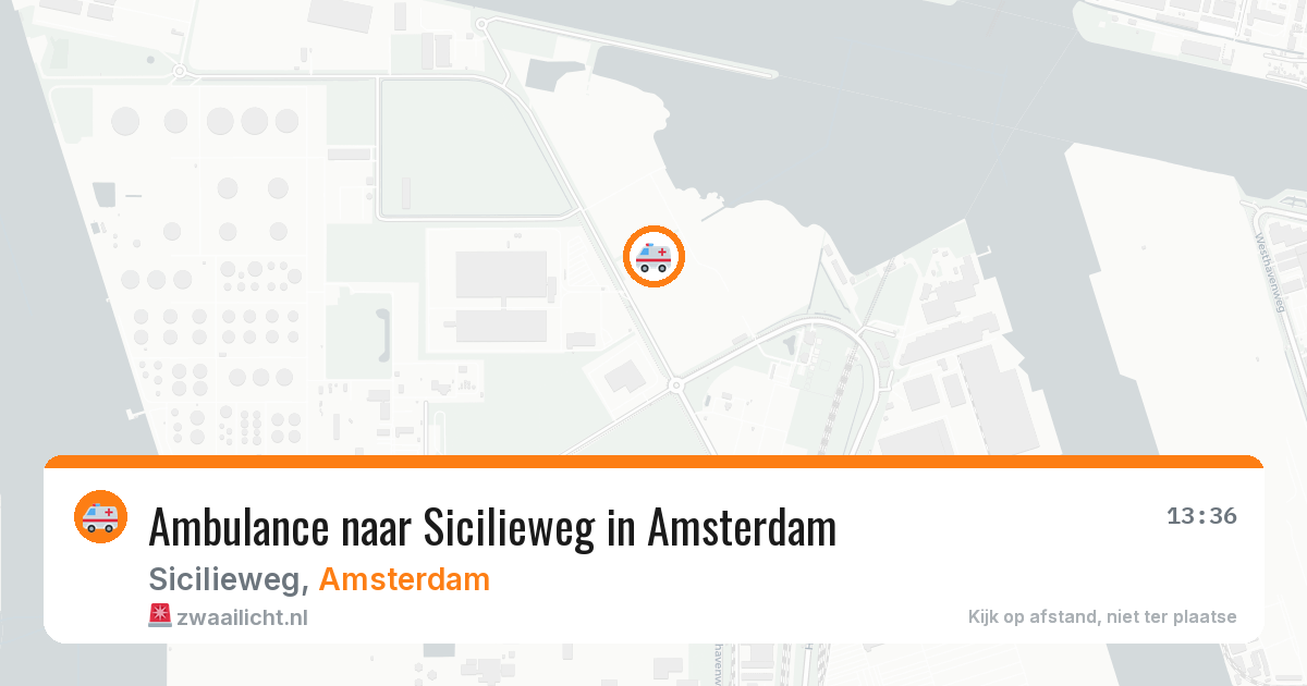 Ambulance naar Sicilieweg in Amsterdam — 16 jun 2026