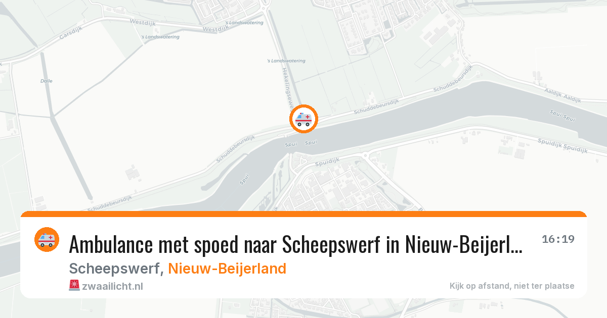 Ambulance met spoed naar Scheepswerf in Nieuw-Beijerland — 29 jan 2026