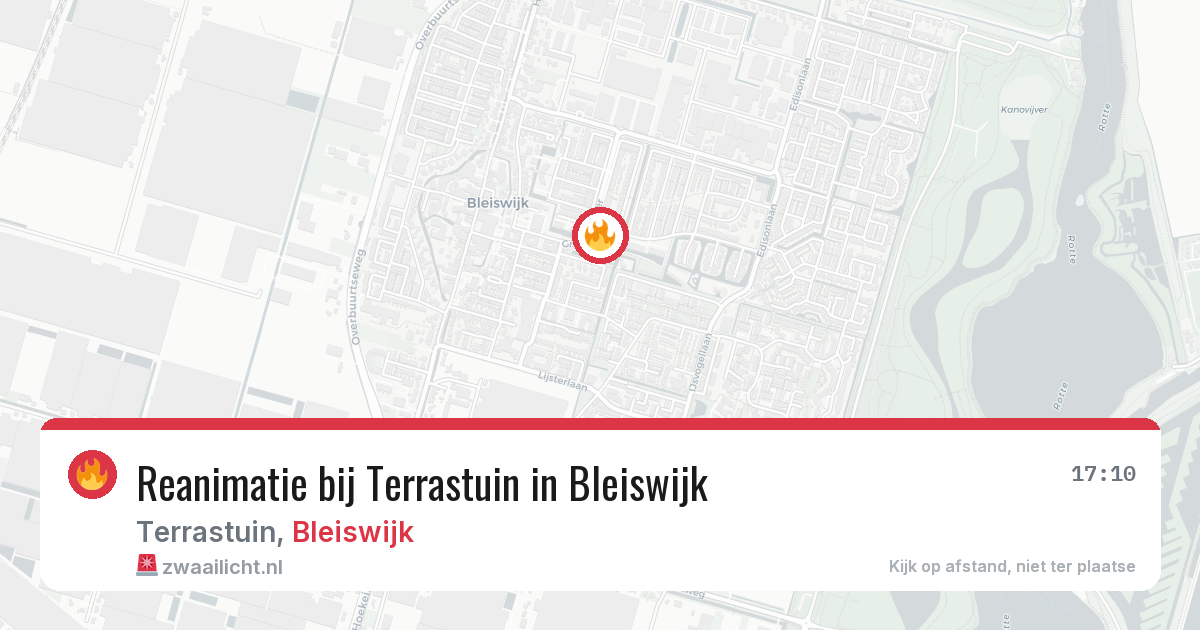 Reanimatie bij Terrastuin in Bleiswijk — 4 aug 2026