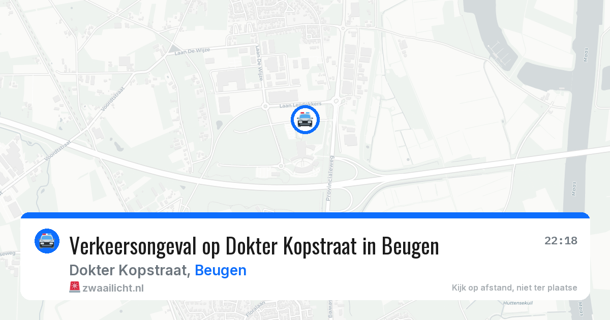 Verkeersongeval op Dokter Kopstraat in Beugen — 3 mei 2026