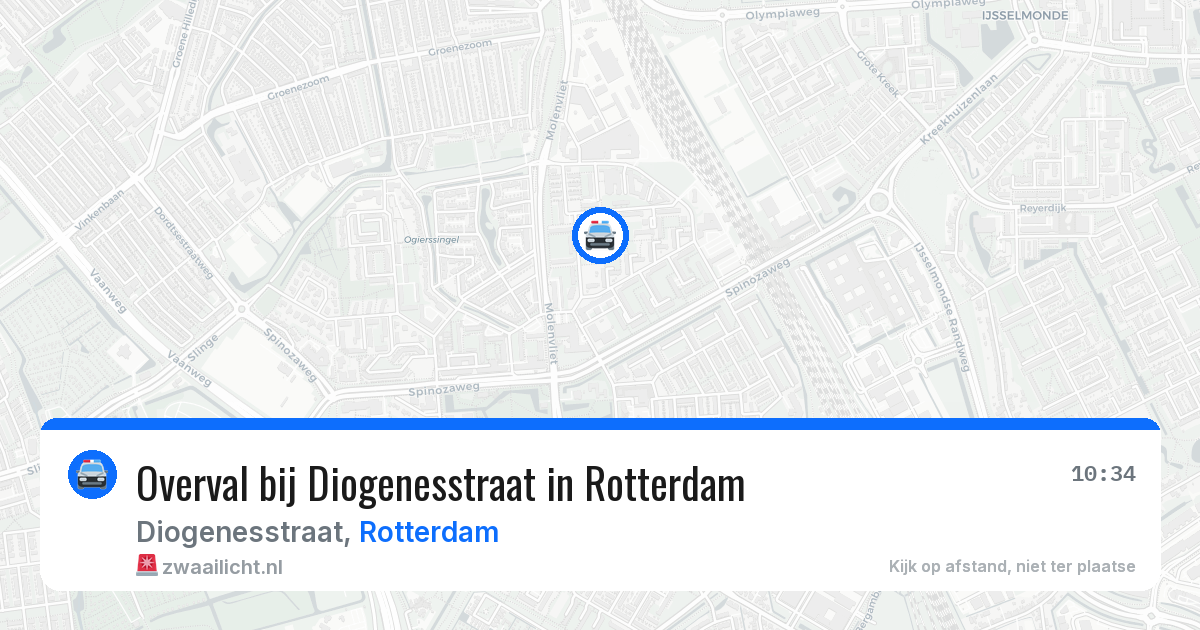 Overval bij Diogenesstraat in Rotterdam — 9 jul 2026