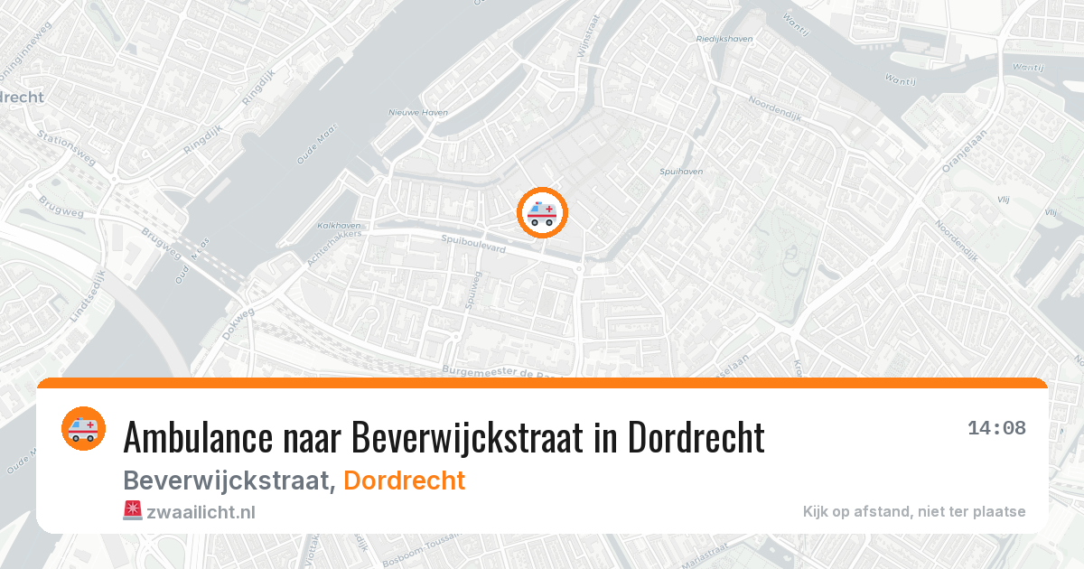 Ambulance naar Beverwijckstraat in Dordrecht — 26 jun 2026