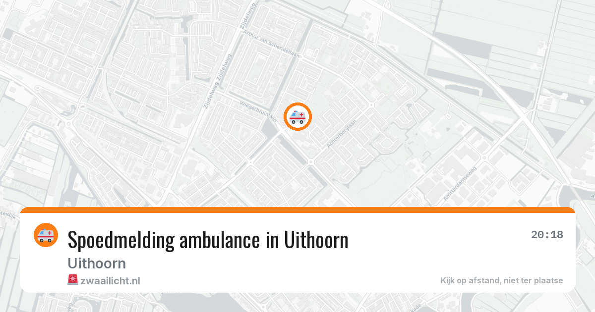 Spoedmelding ambulance in Uithoorn — 12 feb 2026
