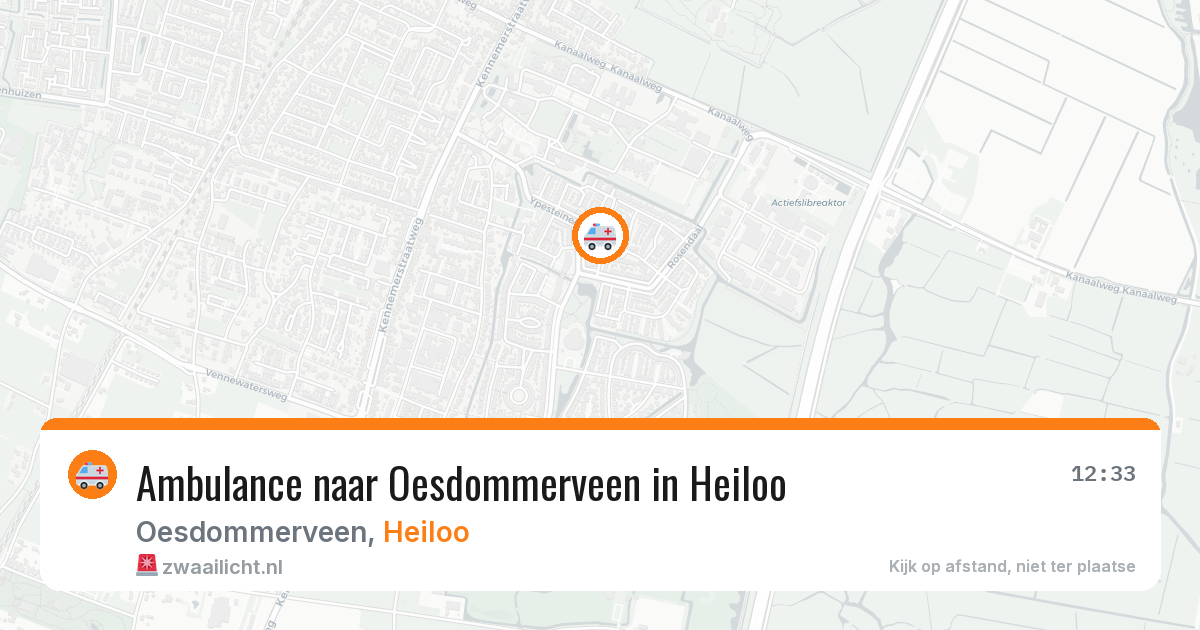 Ambulance naar Oesdommerveen in Heiloo — 2 jun 2026