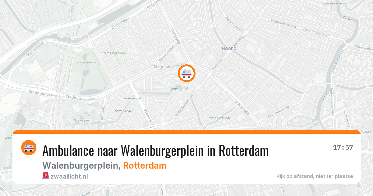 Ambulance naar Walenburgerplein in Rotterdam — 4 jun 2026
