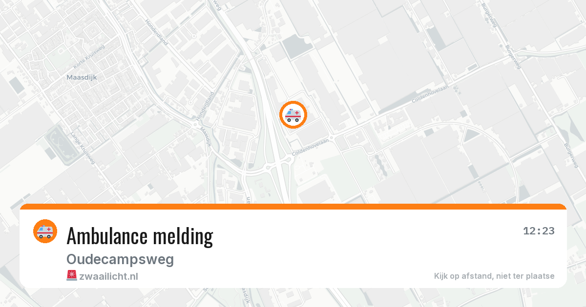 Ambulance melding — 31 jul 2026