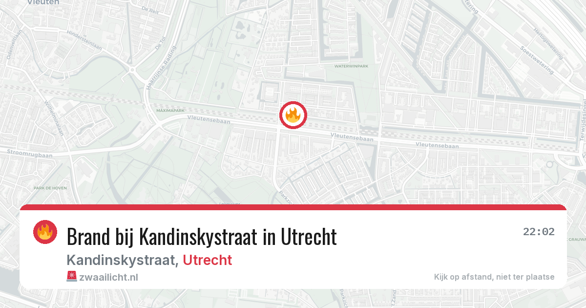 Brand bij Kandinskystraat in Utrecht — 26 jun 2026