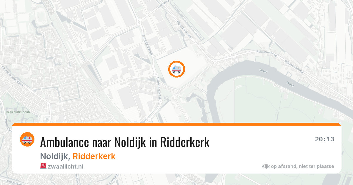 Ambulance naar Noldijk in Ridderkerk — 26 mei 2026