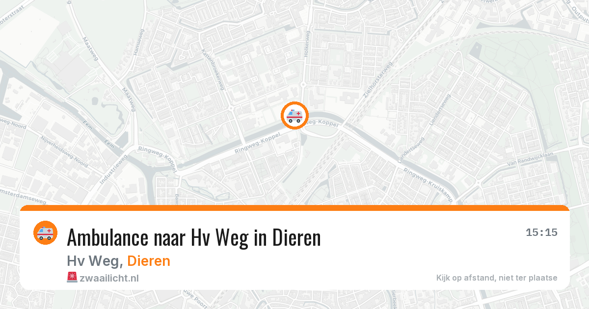 Ambulance naar Hv Weg in Dieren — 8 feb 2026