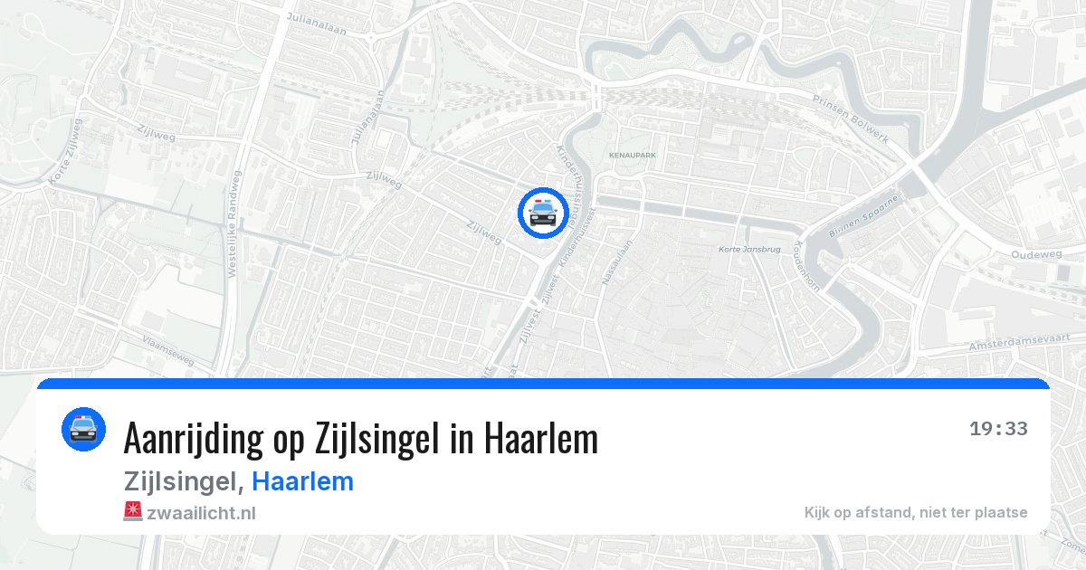 Aanrijding op Zijlsingel in Haarlem — 2 apr 2026
